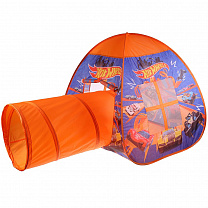 Играем Вместе Палатка детская игровая Хот Вилс с тоннелем, 87x95x95,46x100см, в сумке GFA-TONHW01-R