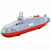Технопарк Подводная лодка Акула 20 см, свет, звук, инерционная с 3 лет