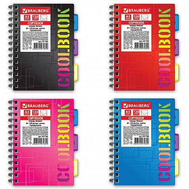 Brauberg �������-������� A5 120 � ������, �������, ������� �����������, 3 �����������, CoolBook, 401