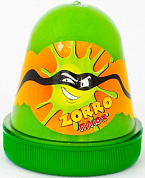 Плюх Слайм Zorro перламутровый зеленый, 130 гр 0427 с 6 лет