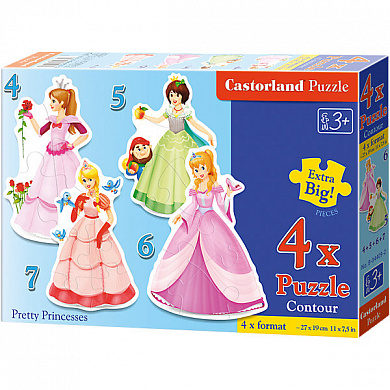 Castorland ����� ��������� 4+5+6+7 ������� (D2-04409) � 3 ���