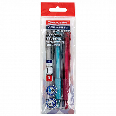 Brauberg ����� ������� ��������� ������� X-Erase RT Morandi Color ����� 3 �� ���� 0,7 ��, ����� 0,5 