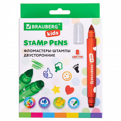 Brauberg ����������-������ ������������ Funny Stamps 8 ������ Kids 152179