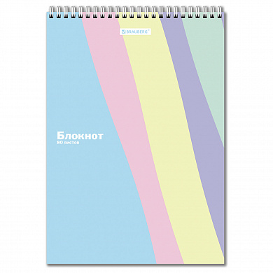 Brauberg ������� �4 80 � �������, ��������, ������ �����-����� Pastel 117032