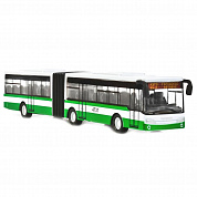 Технопарк Автобус с гормошкой инерционный 18 см (металл) 215170 с 3 лет