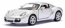 Kinsmart Модель машины Porsche Cayman S серебристый KT5307W с 3 лет