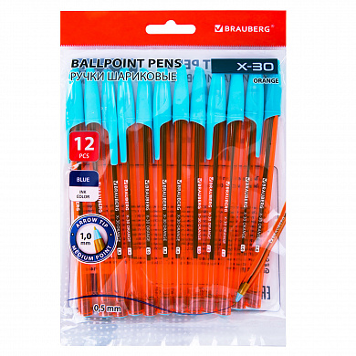 Brauberg ����� ��������� X-30 Orange 12 �� ����� ������� ���� 1 �� 0,5 �� 144334