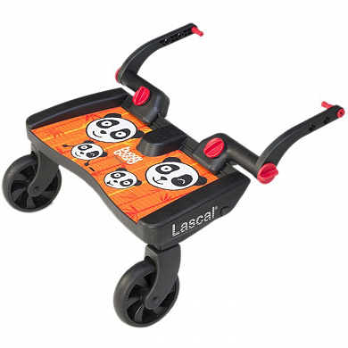 Lascal Подножка для второго ребенка Buggy Board Maxi Panda Jungle Orange