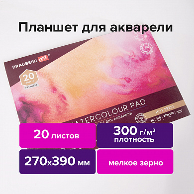 Brauberg ����� ��� ��������/������� 300 � 270�390 ��, �������, ������ �����, 20 � Art Premiere 11324