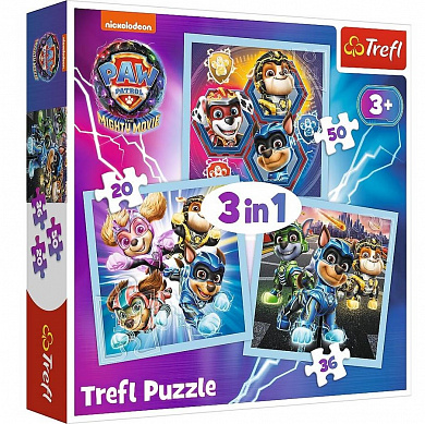 Trefl ���� ���� ��������� ������� 3 � 1 (20, 36, 50 ���������) 34869 � 3 ���