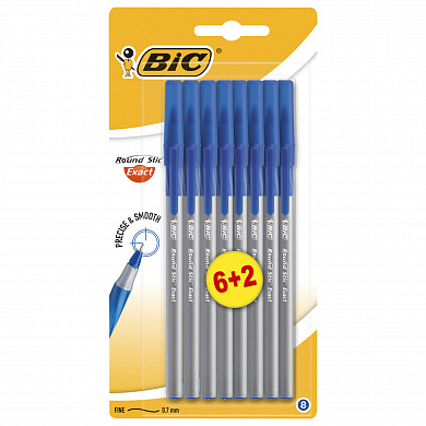 BIC ����� ��������� � ������ Round Stic Exact, 6+2 �� ����� 0,28 �� 932862