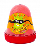Плюх Слайм Zorro красный перламутровый с шариками 130 гр 0816 с 5 лет