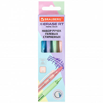 Brauberg ����� ������� ��������� ������� X-Erase RT Pastel Color ����� 4 �� ���� 0,7 ��, ����� 0,5 �