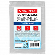 Brauberg ������ ���-��� � ������ ZIP LOCK ����������, 100�150 + 30 �� 100 ����, 70 ��� 700695