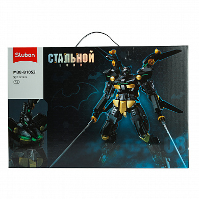 Sluban ����������� ����� P.R. Mecha 08 Batman 534 ������ � 2 ������ ������ M38-B1052 � 6 ���