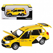 Автопанорама Машинка Lada Granta Яндекс.Такси, желтый, металлл 1:24 JB1251347 с 3 лет