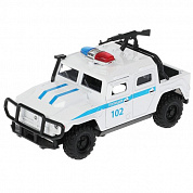 Технопарк Машина ВПК АМН Полиция 12 см, двери, багажник, металл АМNРIСКUР-12-РОL- WН с 3 лет