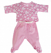 Карапуз Одежда для кукол 40-42 см, костюм розовый 246437 с 3 лет