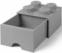 LEGO Лего Система хранения 4 выдвижной светло-серый 40051740