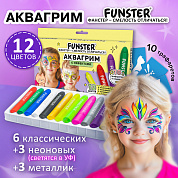 Funster �������� ��� ���� � ���� 12 ������ (6 ������������ + 3 ���� + 3 �����) 10 ���������� 192575