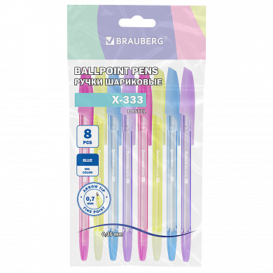 Brauberg ����� ��������� X-333 Pastel 8 �� ����� ���� 0,7 �� ����� 0,35 �� 144531