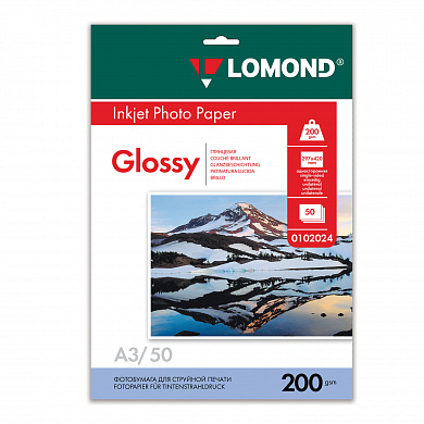 Lomond ���������� ��������� A3 200 �/�2 ������������� 50 ������ 0102024