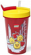 LEGO Стакан с трубочкой Iconic Girl 0,5 л
