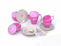 Нордпласт Набор чайной посудки Барби 18 предметов 636 с 3 лет