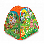 Играем Вместе Детская игровая палатка Веселая ферма в сумке 218934 GFA-FARM01-R с 3 лет