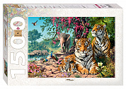 Step Puzzle Пазл Тигры 1500 элементов, Puzzle art collection 83054 с 12 лет