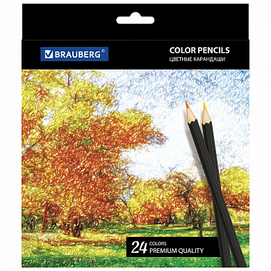 Brauberg ��������� ������� Artist line, 24 �����, ������ ������, ������������, 3 ��, 180565