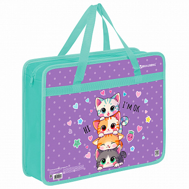 Brauberg ����� �� ������ � ������� �4 1 ��������� ������� 80 �� Funny kittens 273368