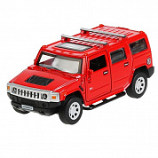 Технопарк Машина Hummer H2 12 см красный, металл HUM2-12-RD с 3 лет