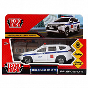 Технопарк Машина Mitsubishi Pajero Sport Полиция 12 см металл PAJEROS-12POL-WH с 3 лет
