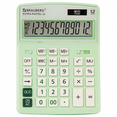 Brauberg ����������� ���������� EXTRA PASTEL-12-LG 12 ��������, ������, 250488
