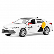 Автопанорама Машинка Toyota Camry Яндекс Go белый 1:34 металл JВ1251483 с 3 лет