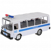 Технопарк Автобус Паз Полиция свет, инерционный, пластик X600-H11021-R с 3 лет