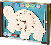 Бэмби Часы с циферблатом под роспись Черепаха арт.ДНИ 110 с 5 лет
