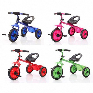 Moby Kids Велосипед 3-х колесный Пони колеса 10/8 арт.641238 с 2 лет