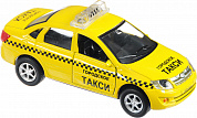 Технопарк Машина Лада Гранта Такси 12,5 см, инерционная, свет, звук (металл) 186610 с 3 лет