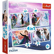 Trefl ���� ����� � ���� 4 � 1 Frozen-2 35�48�54�70 ��������� 34398 � 4 ���