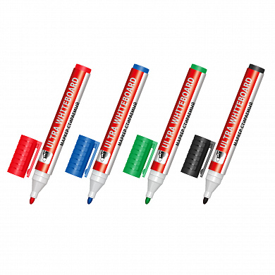 Brauberg ������� ��������� ��� ����� ����� 4 ����� Ultra WhiteBoard Marker 3 �� 152635
