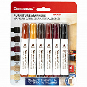 Brauberg ������� ��� ������� ������ � ������� �� ������ 6 ������ Wood 152203