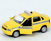Технопарк Машина Lada Калина такси металлическая инерционная 1:32 CT1049WB-T с 3 лет