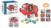 Развивающая игрушка Elephant car красная RJ6802B с 1,5 лет
