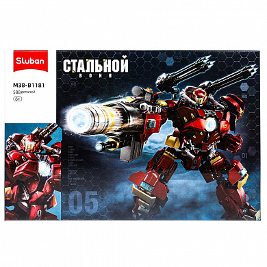 Sluban ����������� ����� P.R. Mecha 05 the Anti-Hulk Mech 588 ������� ������� M38-B1181 � 6 ���