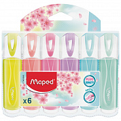 Maped ����� ����������������� 6 �� Fluo PEP'S Pastel 1-5 �� 742558