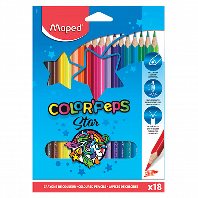 Maped   Color'Peps Star, 18 , , 3 , 183218