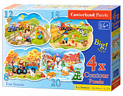 Castor Land ����� ������ ������ ������ 8+12+15+20 ������� (D3-043019) � 4 ���