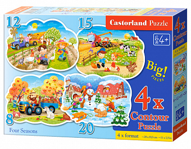 Castor Land ����� ������ ������ ������ 8+12+15+20 ������� (D3-043019) � 4 ���